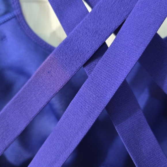 Nike impact compression‎ blue black sports bra high support NWT CD7139-432 xs - Picture 7 of 9